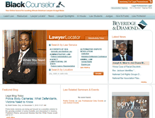 Tablet Screenshot of blackcounseloronline.com